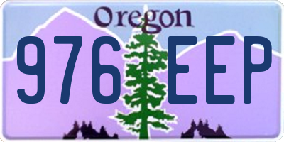 OR license plate 976EEP