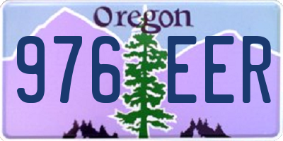 OR license plate 976EER