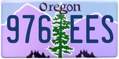 OR license plate 976EES