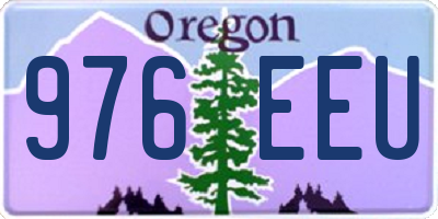 OR license plate 976EEU