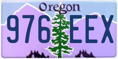OR license plate 976EEX