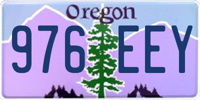 OR license plate 976EEY
