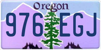 OR license plate 976EGJ