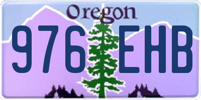 OR license plate 976EHB