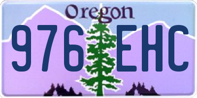 OR license plate 976EHC