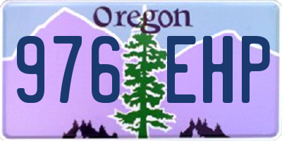 OR license plate 976EHP