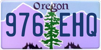 OR license plate 976EHQ