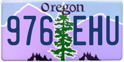OR license plate 976EHU