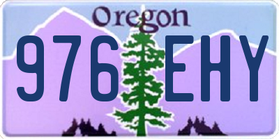 OR license plate 976EHY