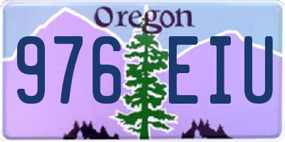 OR license plate 976EIU