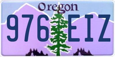OR license plate 976EIZ