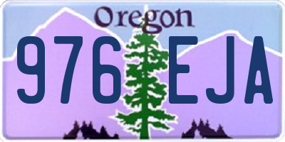 OR license plate 976EJA