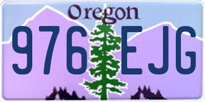 OR license plate 976EJG