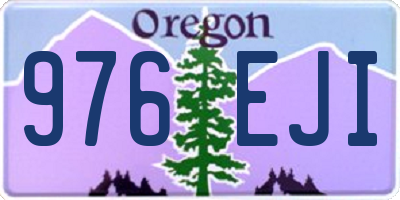 OR license plate 976EJI