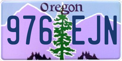 OR license plate 976EJN