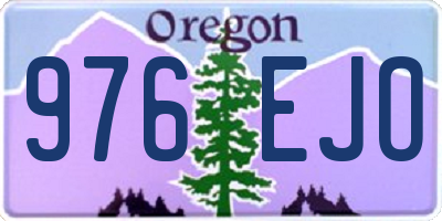 OR license plate 976EJO