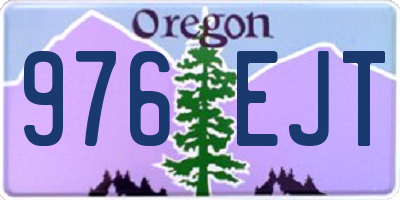 OR license plate 976EJT