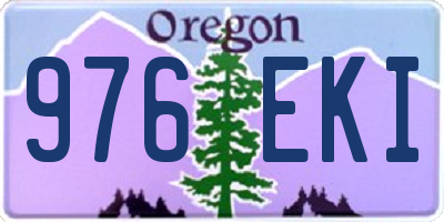 OR license plate 976EKI
