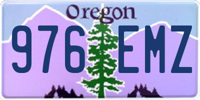 OR license plate 976EMZ