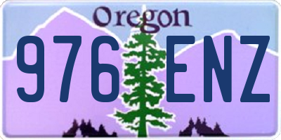 OR license plate 976ENZ