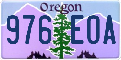 OR license plate 976EOA