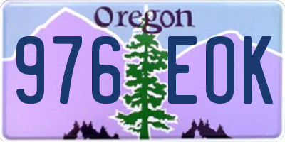 OR license plate 976EOK