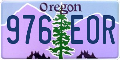 OR license plate 976EOR