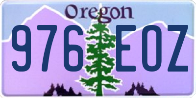 OR license plate 976EOZ