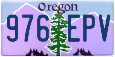 OR license plate 976EPV