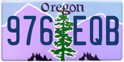 OR license plate 976EQB