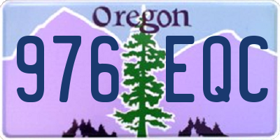 OR license plate 976EQC