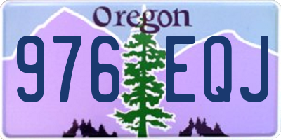 OR license plate 976EQJ