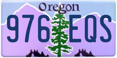 OR license plate 976EQS