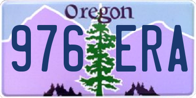 OR license plate 976ERA