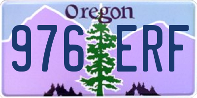 OR license plate 976ERF