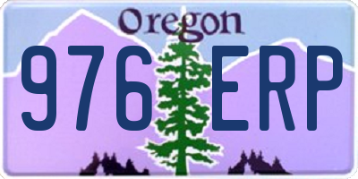 OR license plate 976ERP