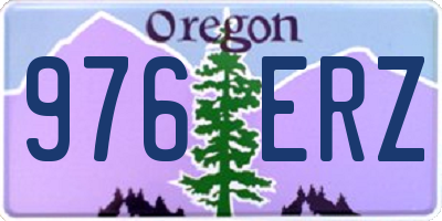 OR license plate 976ERZ