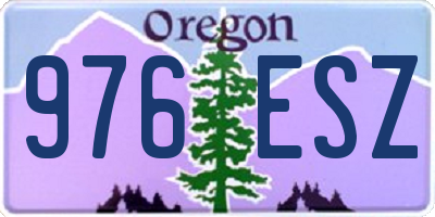 OR license plate 976ESZ