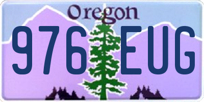 OR license plate 976EUG