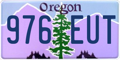 OR license plate 976EUT
