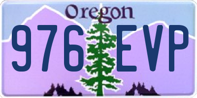 OR license plate 976EVP