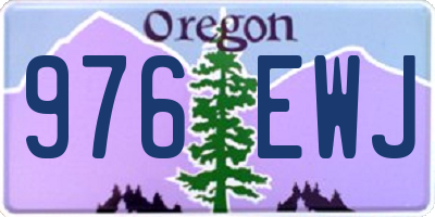 OR license plate 976EWJ