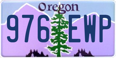 OR license plate 976EWP