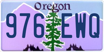 OR license plate 976EWQ