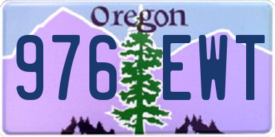 OR license plate 976EWT