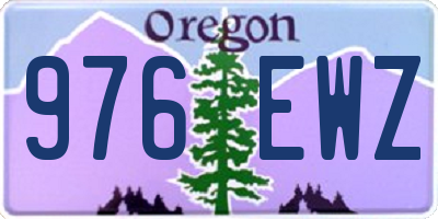 OR license plate 976EWZ