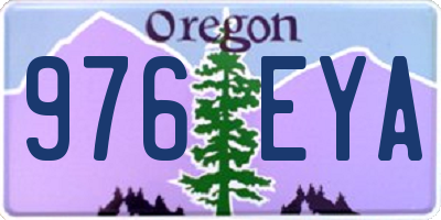 OR license plate 976EYA