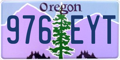 OR license plate 976EYT