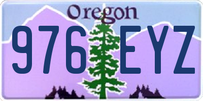 OR license plate 976EYZ