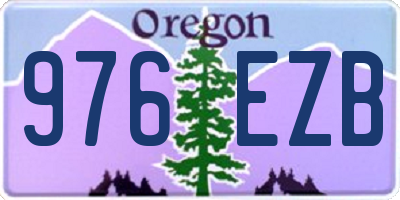 OR license plate 976EZB